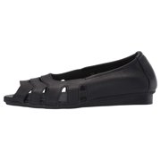 Arche Ninova Leather Flat, 36, Black