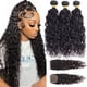 thumbnail image 1 of Paquetes de ondas de agua 12A con cierre de cabello humano (20 22 24 "") 100% cabello humano brasileño virgen sin procesar onda 3 paquetes con cierre de encaje 4?4 color natural, 1 of 1