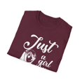 thumbnail image 4 of Just A Girl Who Loves Anime Sketching Quote Gift Cute Kawaii Sayings Illustration Men Women Unisex Softstyle T-Shirt, 4 of 4