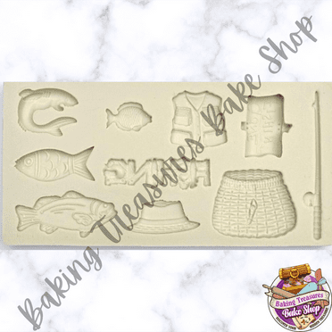 Gone fishing - Large Silicone Mold