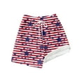 thumbnail image 2 of Mrzhqd Boys Swim Trunks With Compression Liner Size 10-12 Years Boys Swimsuits Independence Day Star Stripe Print Boys Stretch Swim Shorts Swimwear Red, 2 of 4