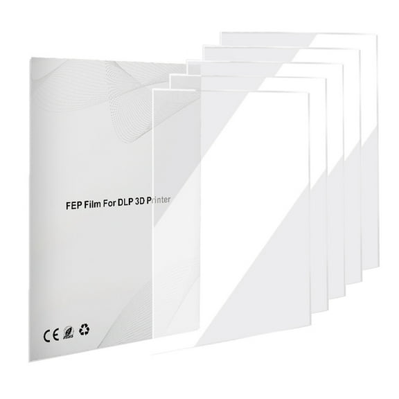 5 Pack FEP Release Film 200 x 280mm SLA/LCD FEP Film Sheet for Resin 3D Printer