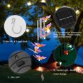 thumbnail image 2 of Austok Solar Wind Chime Light Color Changing LED Hanging Butterfly Wind Chimes Lamp IP65 Waterproof Wind Chime Solar Lights Mobile Wind Bell Decoration for Home Garden Yard, 2 of 9