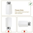 thumbnail image 4 of Dispensador de líquido de presión de alcohol Uxcell de 8.45oz, botella vacía para esmalte de uñas blanca, 2 paquetes, 4 of 5