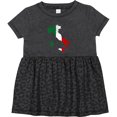 thumbnail image 3 of Inktastic Italian Map Flag Girls Baby Dress, 3 of 5