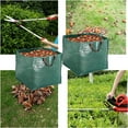thumbnail image 4 of Solución de gestión de residuos reutilizable, bolsa de jardinería portátil con asas reforzadas, plegable y resistente al desgarro, 2 piezas, 4 of 5