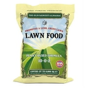 The Old Farmer's Almanac Lawn Food 10-0-2 Natural Lawn Fertilizer (20 lb - Covers 5000 sq ft)