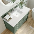 thumbnail image 5 of James Martin Furniture 650-V48-SC-3WZ 48 in. Brittany Single Vanity with 3CM White Zeus Top, Smokey Celadon, 5 of 6
