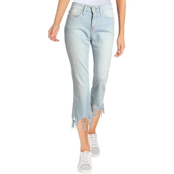 Mavi Jeans Womens Anika Denim Mid-Rise Cropped Jeans