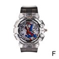 thumbnail image 1 of Spiderman Children'S Watch Boy Boy Pointer Literacy Led Colorful Flashing Light Quartz Watch, 1 of 9