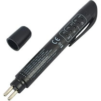 DEXIMRO Car Brake Fluid Test Pen, Automobile Fault Diagnosis Instrument, Diagnostic Test Tool Kit with 5 LED Indicators, Universal for Most Cars, Trucks and Vans (Black)