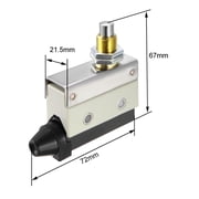 AZ-7310 SPDT 1NO+1NC Panel Mount Snap Button Micro Limit Switch
