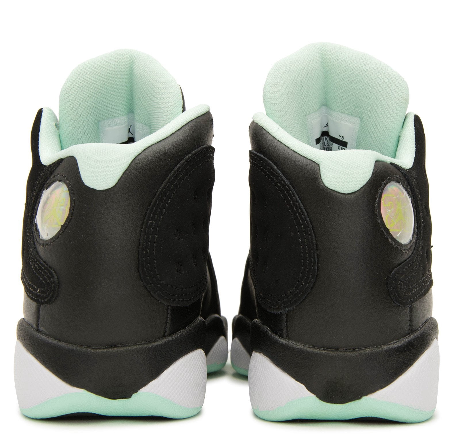 mint and black 13s