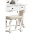 thumbnail image 4 of Modish Vanity Set Featuring Stool & Mirror White, 4 of 5