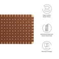 thumbnail image 6 of Headboard, Twin Size, Brown Natural, Vegan Leather, Bedroom, Modern Contemporary HB36745, 6 of 8