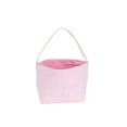 thumbnail image 2 of Bolsa de cesta de conejito de Pascua para niños | Regalo para la búsqueda de huevos de Pascua y Navidad | Bolsa de lona con asa resistente | Amarillo, morado, rosa, azul y verde, 2 of 6