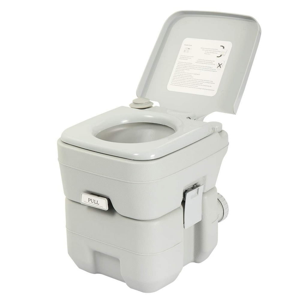 Advanced Portable Camping Travel Toilet Flush 20L 5.3 Gallon Piston