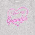 thumbnail image 4 of Inktastic I Love My Grandpa in Pink Chalk Heart Boys or Girls Baby T-Shirt, 4 of 5
