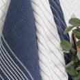 thumbnail image 4 of All-Clad Skipping Stripe & Wave Kitchen Towels, 4-Pack, Indigo, 4 of 6