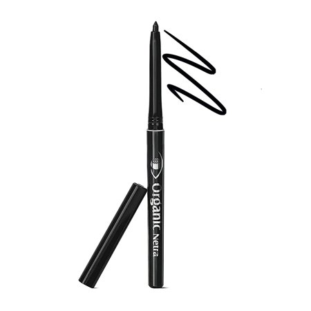 Organic Netra Pure Black Kajal Waterproof, Smudgeproof & Long Lasting Upto 12Hrs Matte Finish