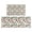 Christmas Ornament Pine, variant on Kitchen Mats Set Of 2, Anti-Fatigue Cushioned Non-Slip Comfort Rugs for Kitchen and Office,Christmas Ornament Pine Branch White Pattern