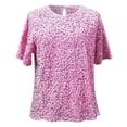 thumbnail image 5 of DHFJKG Sparkly Sequins Shirts For Women Short Sleeve Glitter Tshirt Sexy Night Out Clubwear Loose Fit Round Neck Tee Versatile Tops, 5 of 6