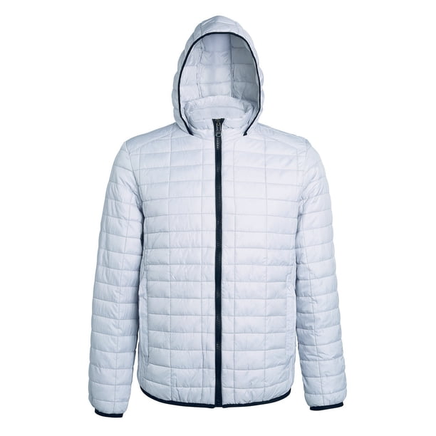 2786 - Chaqueta con capucha acolchada modelo Honeycomb para mujer (Blanco) 2786 UTRW5019_white