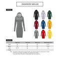 thumbnail image 2 of FashionMille Women Regular Slim Fit Hooded Fleece Sweatshirt Hoodie Dress, 2 of 5