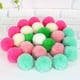 thumbnail image 4 of Bola de pompón de imitación de piel de conejo, llavero de pompón de Navidad, juguetes de ropa de coche, bolsa de bricolaje, decoración de ponpones, 4cm, 22 colores, 4 of 4