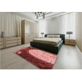 thumbnail image 4 of Ahgly Company Indoor Rectangle Patterned Light Coral Pink Area Rugs, 8' x 10', 4 of 6