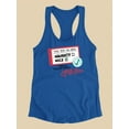 thumbnail image 3 of This Year You Were Nice Racerback Tank Women -Smartprints Designs, Female Medium, 3 of 4