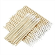 200 Count Cotton Swab, 7CM Cotton Swabs Pointed Tip, Cotton Swabs Wood Sticks, Cotton Tipped Applicator, Tattoo Permanent Supplies, Makeup Cosmetic Applicator Sticks (Bamboo)