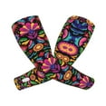 thumbnail image 3 of Rocae Colorful Floral Embroidery Mexican for Sports Cooling Arm Compression Sleeves for Men Women Teenager,Breathable,Outdoor Essentials Sun Protection Arm Sleeves, 3 of 8