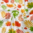 thumbnail image 4 of SKYSONIC Velvet Plush Throw Thermal Blanket - 4x5FT - Color Autumn Leaves Printed for Couch Bed Sofa Car, 4 of 5