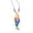 7, variant on Stainless Steel Sea Charm Clavicle Chain Fish Necklace Colorful Pendant Rope Chain Fashion Neck Accessory Gift