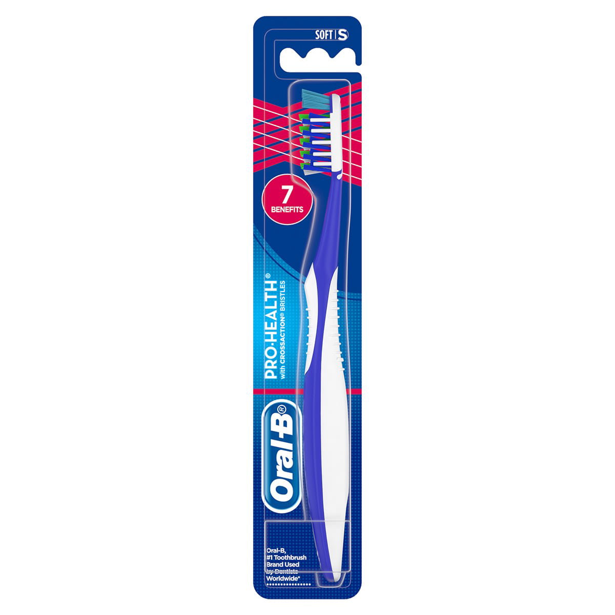 Oral-B Cross Pro Health 7 Benefits Toothbrush, 6 Pack - Walmart.com