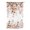 Brown White, variant on Sheer Curtains 63 Inch Length, Red Eucalyptus Leaves Semi Sheer Curtains Light Filtering Window Treatment, Spring Summer Botanical Privacy Voile Drapes for Living Room Bedroom 52x63 Inch