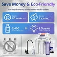 thumbnail image 2 of iSpring RCC7AK-BLK, NSF/ANSI 58 Certified, Alkaline 6-Stage Reverse Osmosis System with Stylish Black RO Faucet, pH+ Remineralization RO Water Filter System Under Sink, 2 of 7