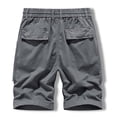 thumbnail image 3 of uikmnh Pants for Men's Summer Camping Trend Loose Casual Pants Stretch Washed Cargo Shorts Size:34, 3 of 4