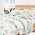 thumbnail image 6 of Coastal Quilt Set - Lightweight, Soft, All-Season - 2-Piece Reversible Bedding Set (Twin / Twin XL, Coral Reef), 6 of 6
