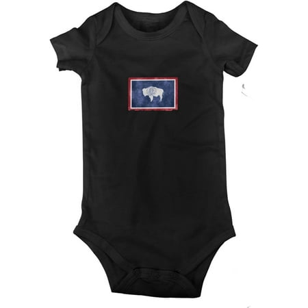 

Vintage Wyoming Flag Baby Jersey Bodysuit Romper Jumpsuit Short Sleeve T-Shirt Playsuit
