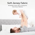 thumbnail image 4 of Brookside Waterproof Jersey Fitted Mattress Protector, 4 of 7