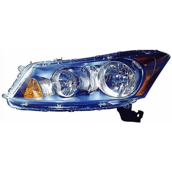 Left Headlight Assembly - Compatible with 2008 - 2012 Honda Accord Sedan 2009 2010 2011