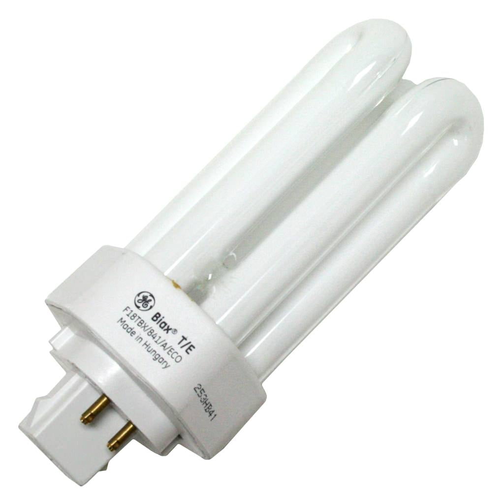 25x 13W GX24Q-1 4 Pin CFL PL-T Double Turn Light Bulb 4000k Cool White Lamp