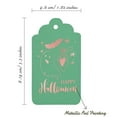 thumbnail image 5 of Inkdotpot Rose Gold Foil Paper Hang Tags Happy Halloween Halloween Favor Tags 50 Pack, 5 of 6