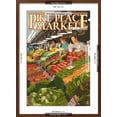 thumbnail image 5 of Art.com Pike Place Market Produce - Seattle, WA Art Print by Lantern Press, Brown Frame Wall Art, 21" x 29", 5 of 5