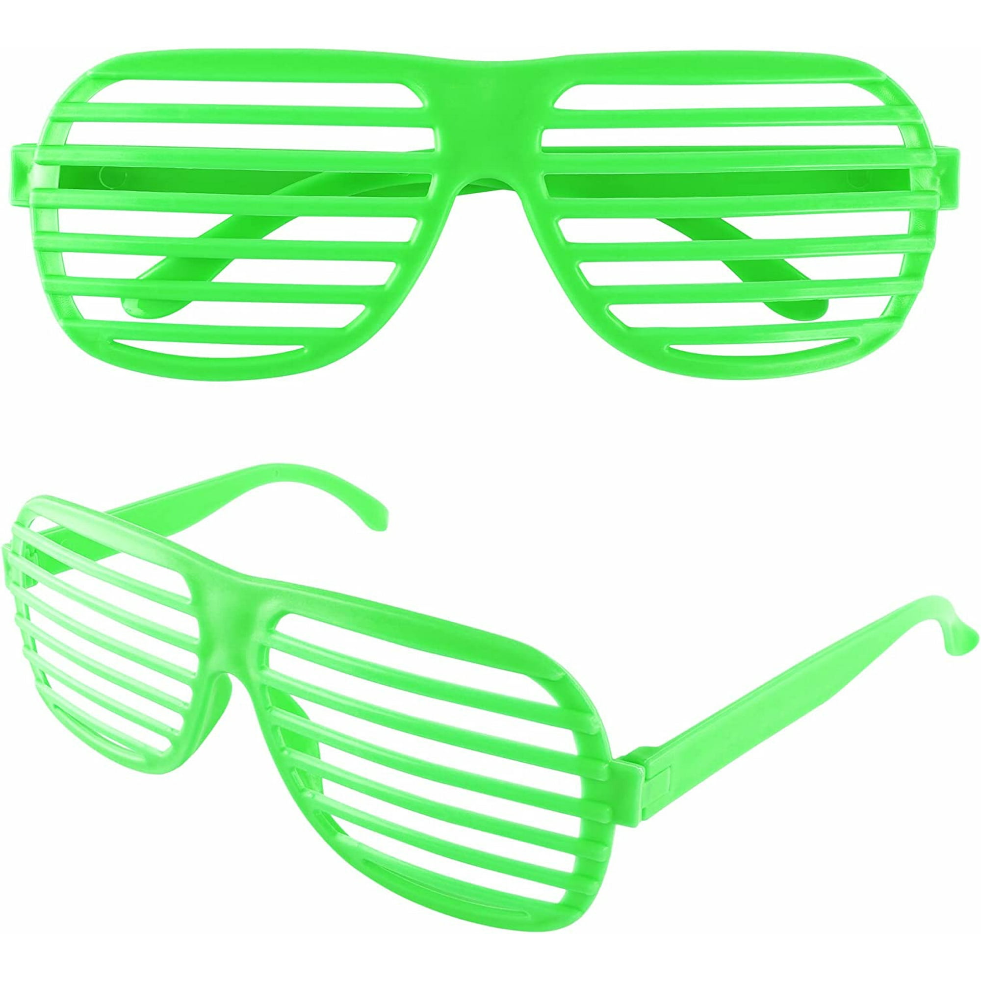 Hongchun 4 Pairs of Plastic Shutter Glasses Shades Sunglasses Eyewear Party Props Assorted Colors