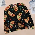 thumbnail image 6 of Sweatshirt For Womens Crewneck Fun Pizza Hoodies Teen Girls Cute, 6 of 7