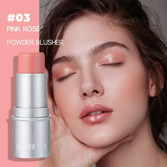 Clearance!DHALL Blush for Cheeks,blush makeup,6 Color Highlighter And Contouring Sticks Brightening Shadow Sticks Rouge Sticks,liquid blush