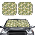 thumbnail image 2 of Saiise Happy Easter for Foldable Car Sun Shades (2-Pack) Offer Sun Protection with an Easy-fold Design for Convenient Windshield Shading-Small, 2 of 6